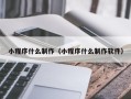 崇左小程序什么制作（小程序什么制作软件）